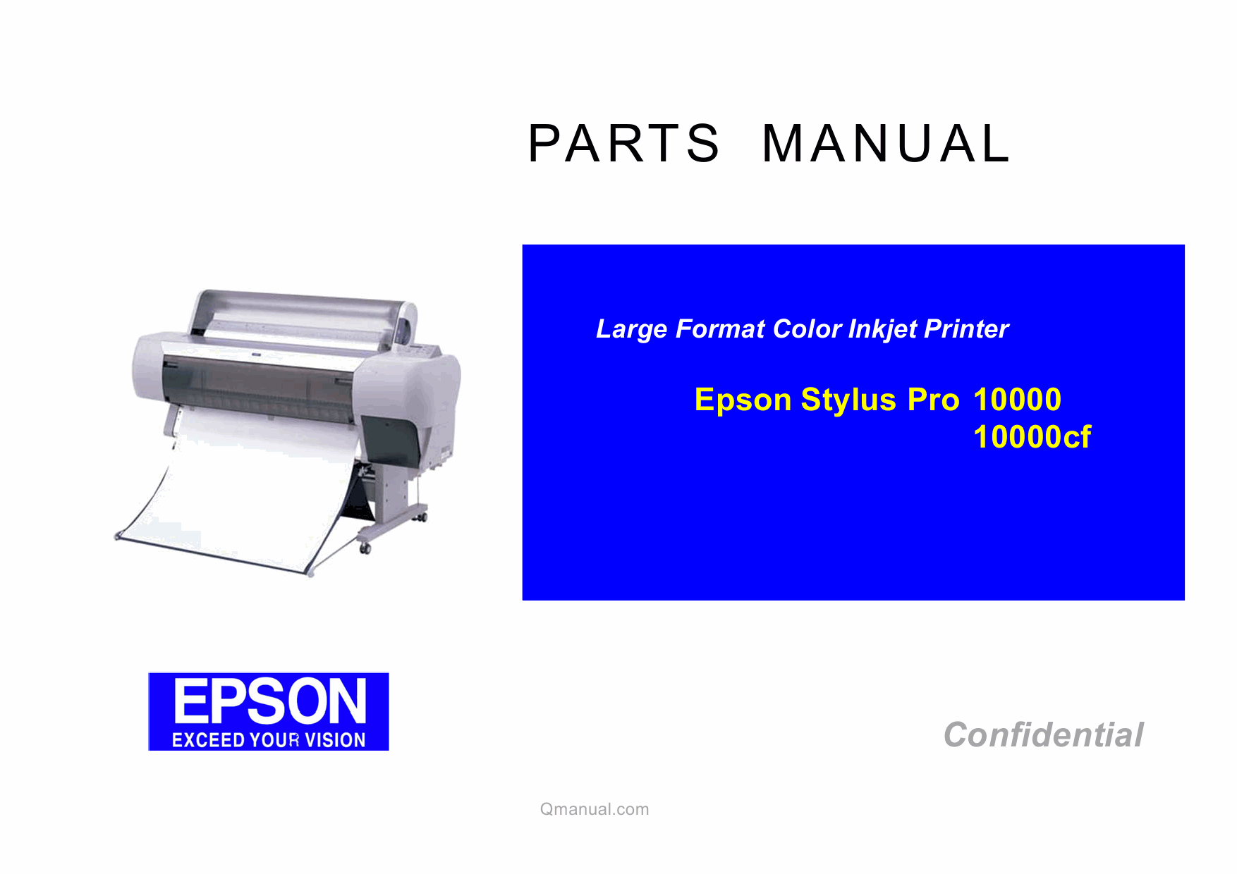 EPSON StylusPro 10000 10000cf Parts Manual-1